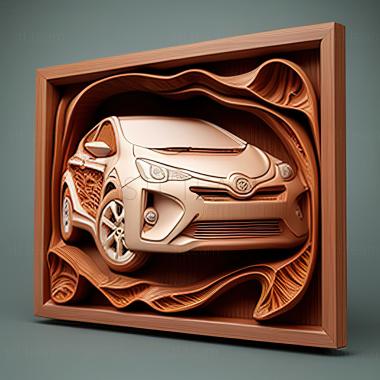 3D model Toyota Prius PHV (STL)